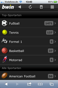 bwin app