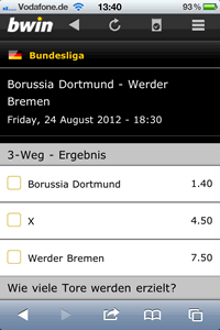 bwin seleccion
