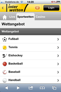 Interwetten App